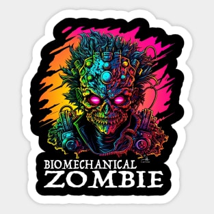 Biomechanical Zombie Sticker